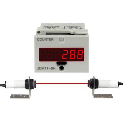 工业累时计时器220V 24V12V通电计时间电子数显设备工作计时长