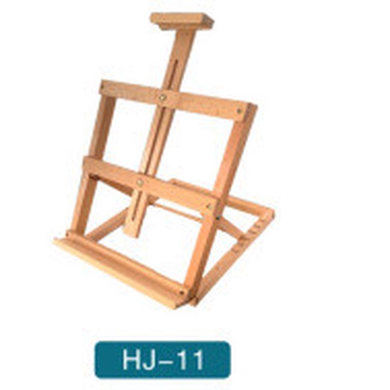 榉木画架桌面台式迷你小画架成人儿童油画架实木便携水彩油画素描