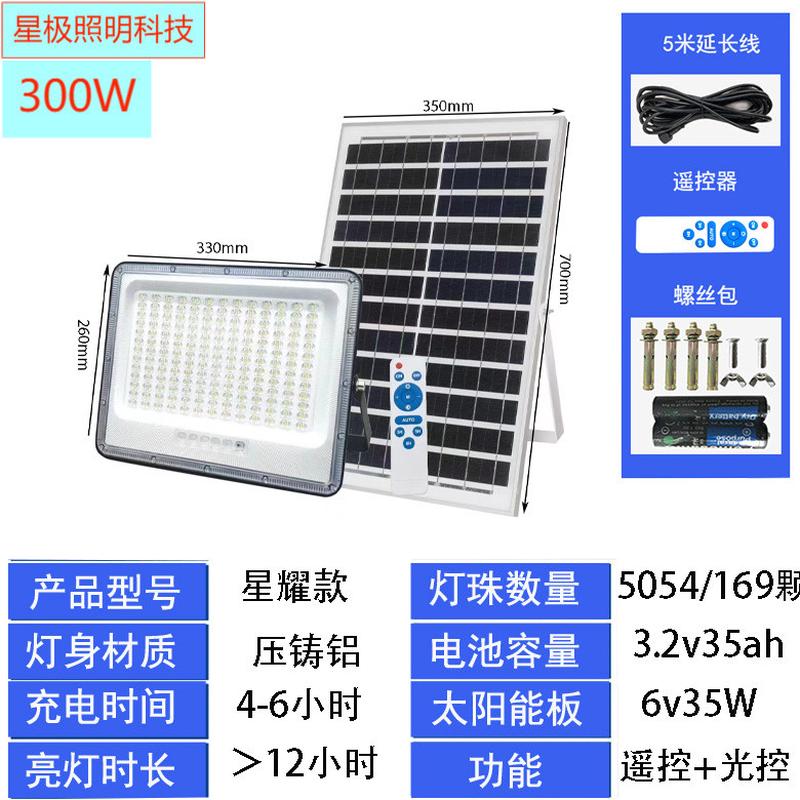 新型太阳能户外庭院灯人体感应太阳能灯花园室外家用太阳能投光灯