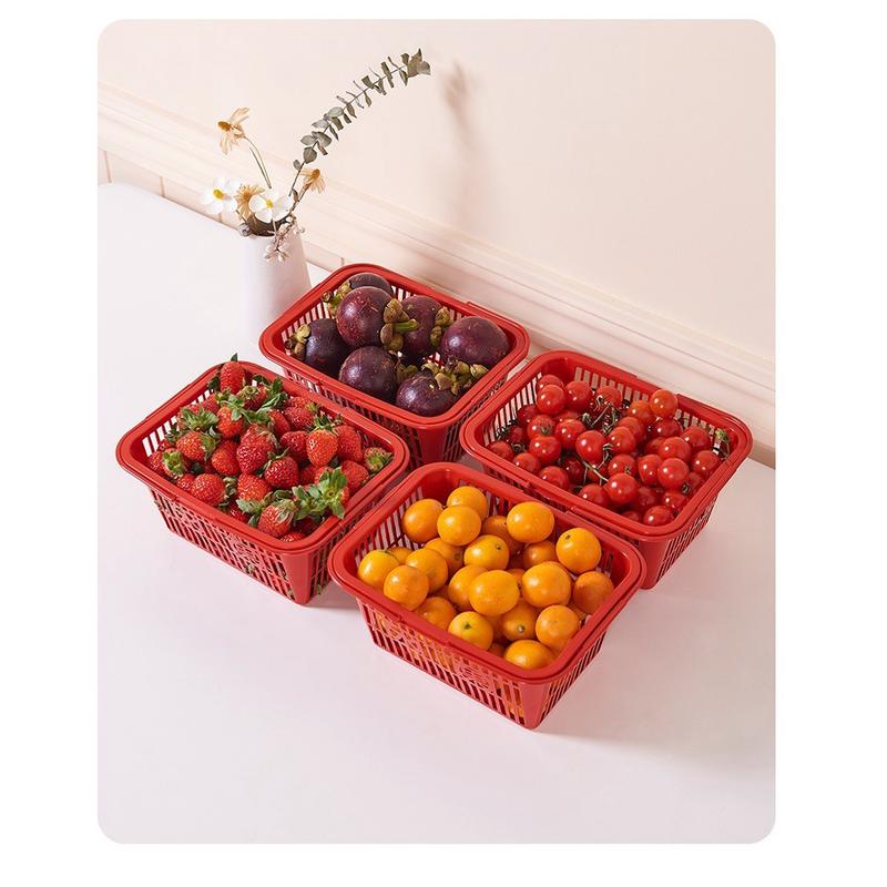 草莓杨梅篮樱桃水果篮子鸡蛋采摘橘子装小手提塑料邮框包桑葚筐子