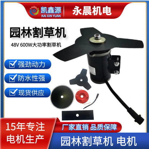 源头厂家园林割草机电机48V 马达微型电机 永磁直流有刷割草电机