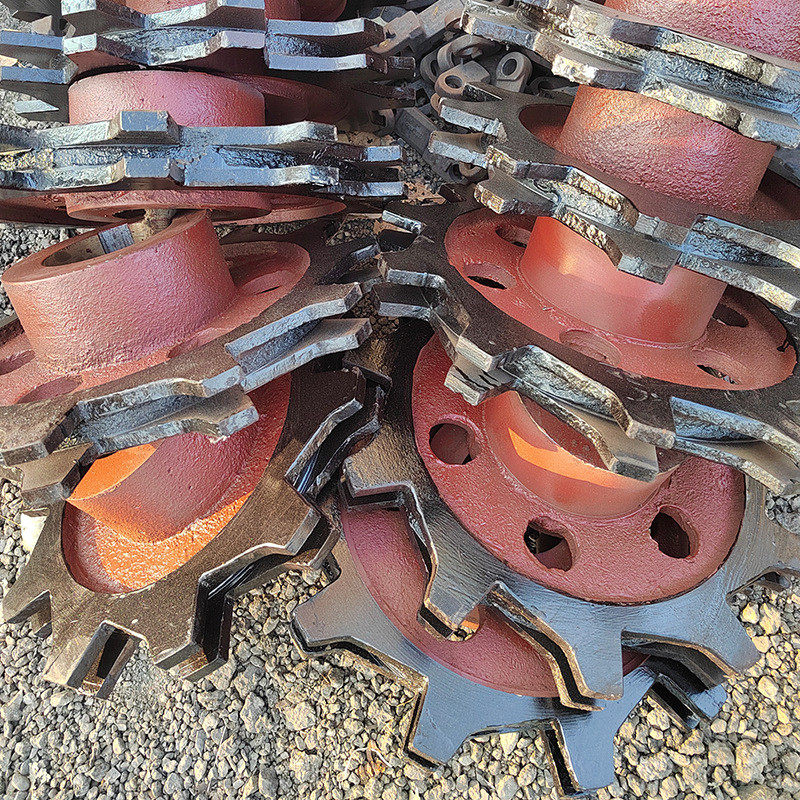 矿用链轮齿型号输送机刮板机链轮矿用提升机锰钢传动链轮多多链轮