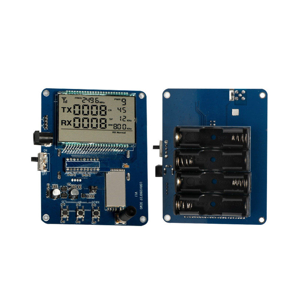 热销思为演示lora1280f27demo无线板 500mw 2.4g方案开发测距功能