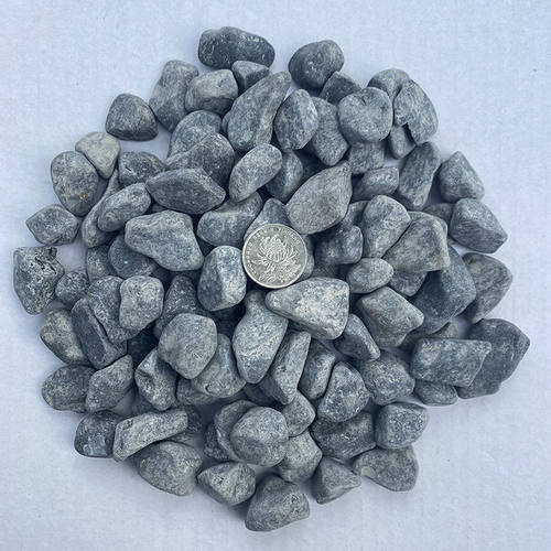 石子50斤深灰色黑色砾石水洗山水庭院花园造景青石碎石子铺地米石