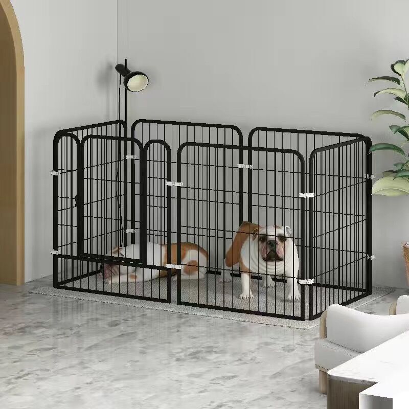 现货宠物围栏室内狗笼子宠物隔离门狗窝护栏铁家用厂家直供