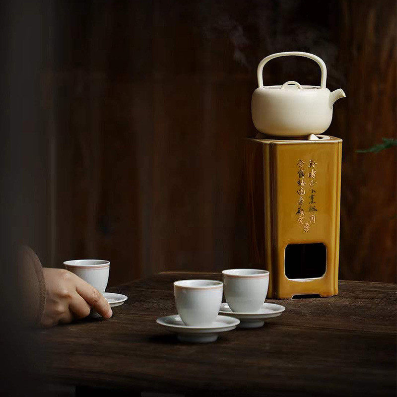 热销且文人风吟日式温茶碳炉套组听空间煮茶炉套装户外整套茶具,餐饮具,功夫茶具,淘宝优惠券,粉丝福利购,淘宝优惠卷