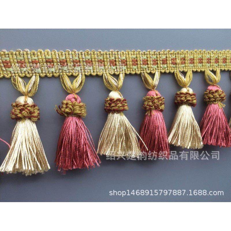 创意双色草莓流苏花边窗帘辅料新品涤纶丝服装花边厂家现货,居家布艺,花边,淘宝优惠券,粉丝福利购,淘宝优惠卷