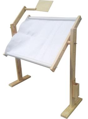 alj6实木可调花架十字绣架子绣布床上绣台式苏绣绣架十字绣框架