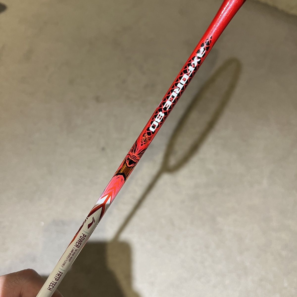 均衡复制二次成型单拍进攻型版本80龙限羽毛球拍雷霆还原碳素
