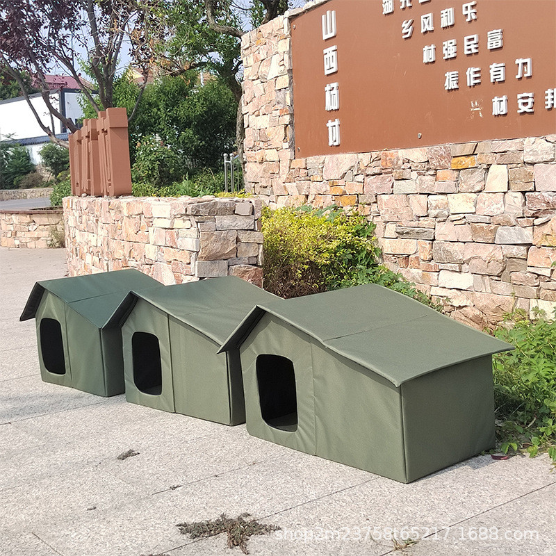 猫窝狗窝四季通用室外保暖防雨防晒防风猫窝防水流浪猫窝户外窝