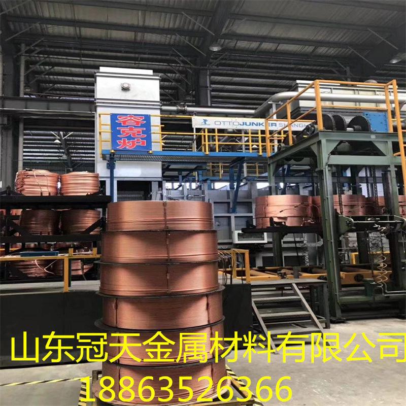 山东现货供应裸线t2紫铜丝纯铜无氧紫铜线0.1-8mmt2紫铜小口径