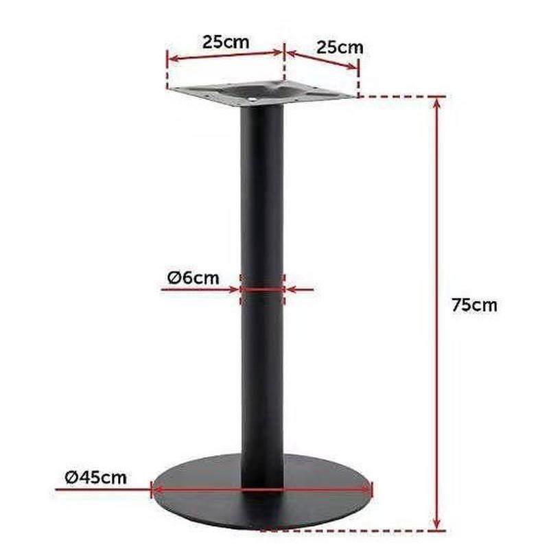 吧台支撑柱金属铁艺桌腿定制餐桌脚架不锈钢桌架底座吧台支撑柱子