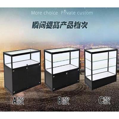 饰品柜台化妆品玻璃展柜展示柜珠宝柜手机柜蛋糕精品货架烟酒柜台