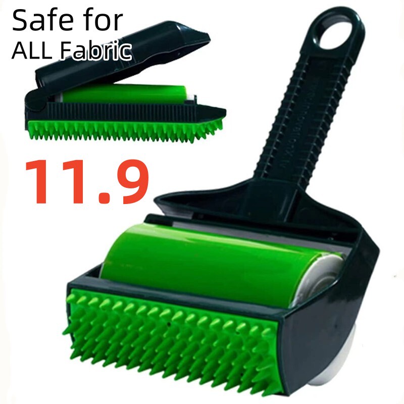 2pcs/Set Pet Hair Remover Roller Reusable Sticky Tool Picker