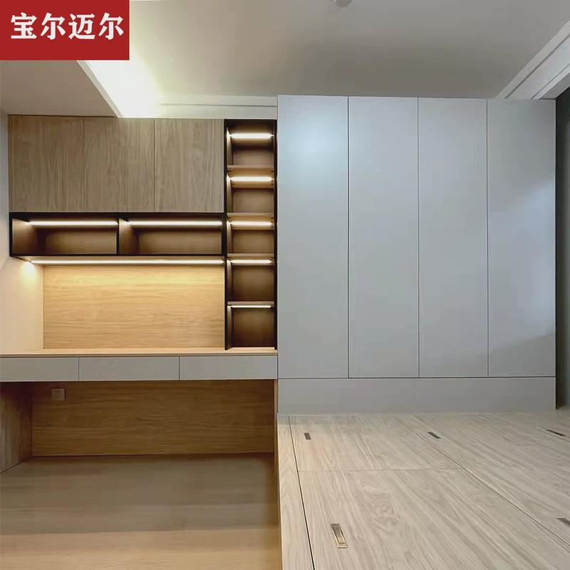 全屋定制厂家直供榻榻米床柜一体床衣柜组合榻榻米单人床多功能床