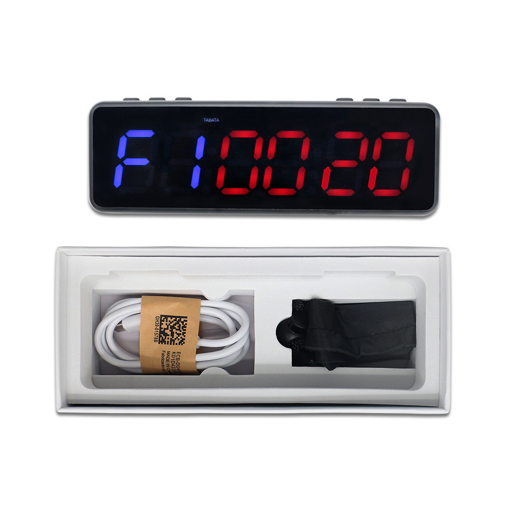 健身运动计时器磁吸app数显家用运动计时器健身房间歇健身led时钟