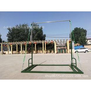 户外单双杠训练健身器材室外可高度可调节移动家用体育健身路径