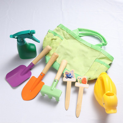 儿童园艺小工盆栽具多肉种植耙锹园林迷你三件套装种花花具铲子