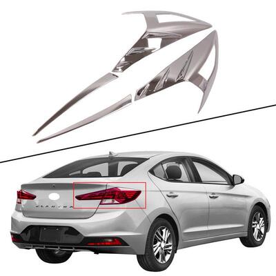 适用于2019款领动.伊兰特/ELANTRA-ABS电镀尾灯罩尾灯框装饰件