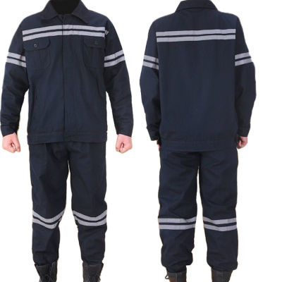 山西焦煤纯棉矿工煤矿井下工作服套装男女耐磨防烫焊工上衣劳保服