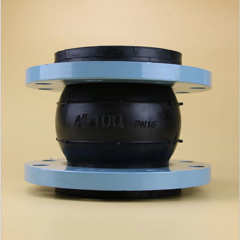 可曲接头橡胶软接头管道软接头减震饶法兰橡胶软连接