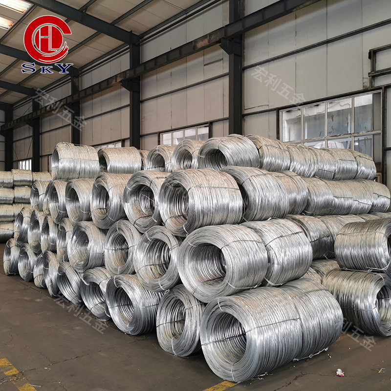 热销镀锌铁丝8号14号16号18号捆扎铝金属丝线工地合金电焊网丝锌