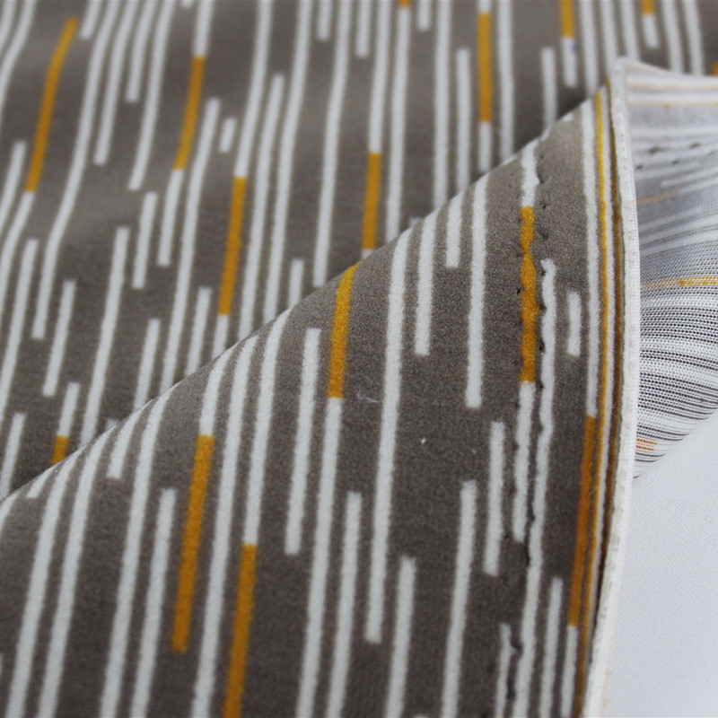 提花铠纶纱线阻燃色织江苏涤纶座椅绒布座椅套面料