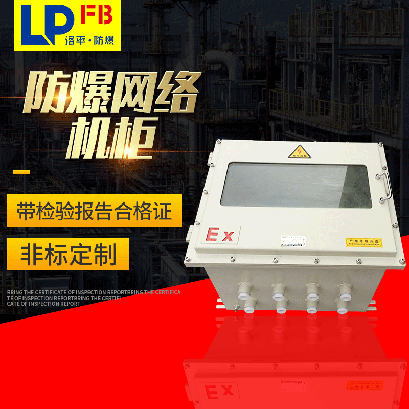 6U防爆网络机柜化工厂壁挂式防爆网络机柜6U9U12U24U防爆机箱