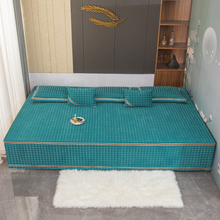 批发现代简约雪尼尔复合款炕盖炕沙发垫枕套沙发套垫抱枕布料