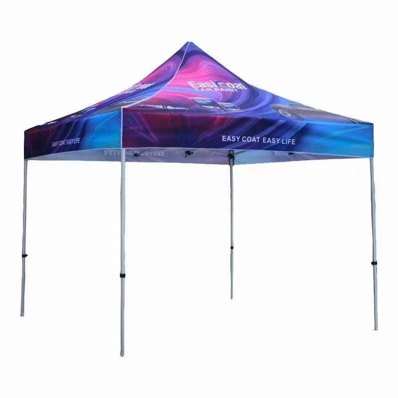 定制遮阳棚3米x3米摆摊用四角集市展示四脚折叠大伞户外广告帐篷