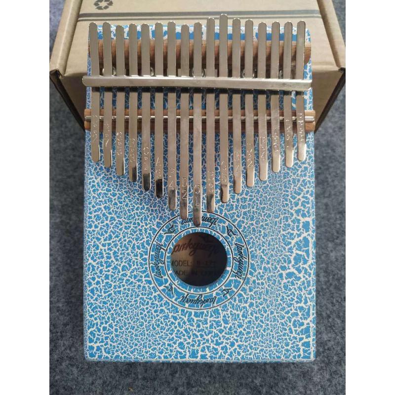 热销17音卡林巴拇指琴12生肖卡林巴拇指琴kalimba手指琴冰裂款手