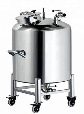 100L~10000L立式储存罐双层储料罐不锈钢蒸馏水罐