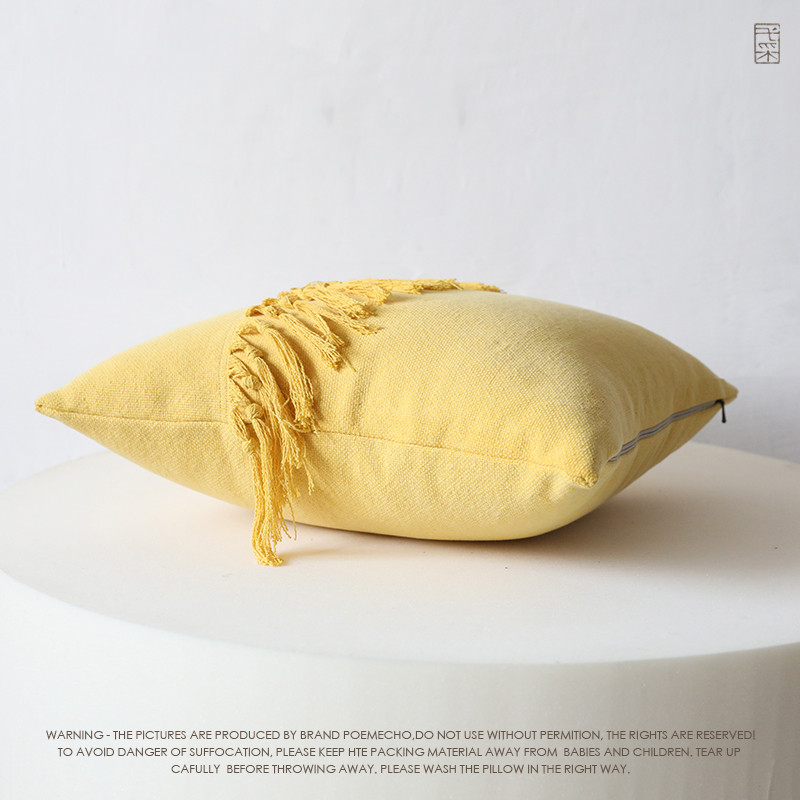 j6da波西米亚侘寂风流苏沙发床上方枕抱枕靠垫腰欧装饰靠