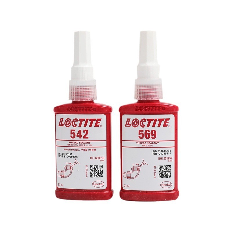 loctite542/569厌氧胶生料带螺纹密封胶代替管金属工业