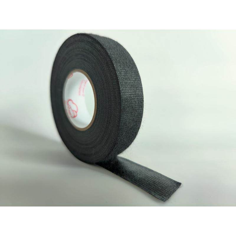 黑色汽车粘性线束胶带耐磨耐温高绒布胶车用隔音降噪布基胶带批发