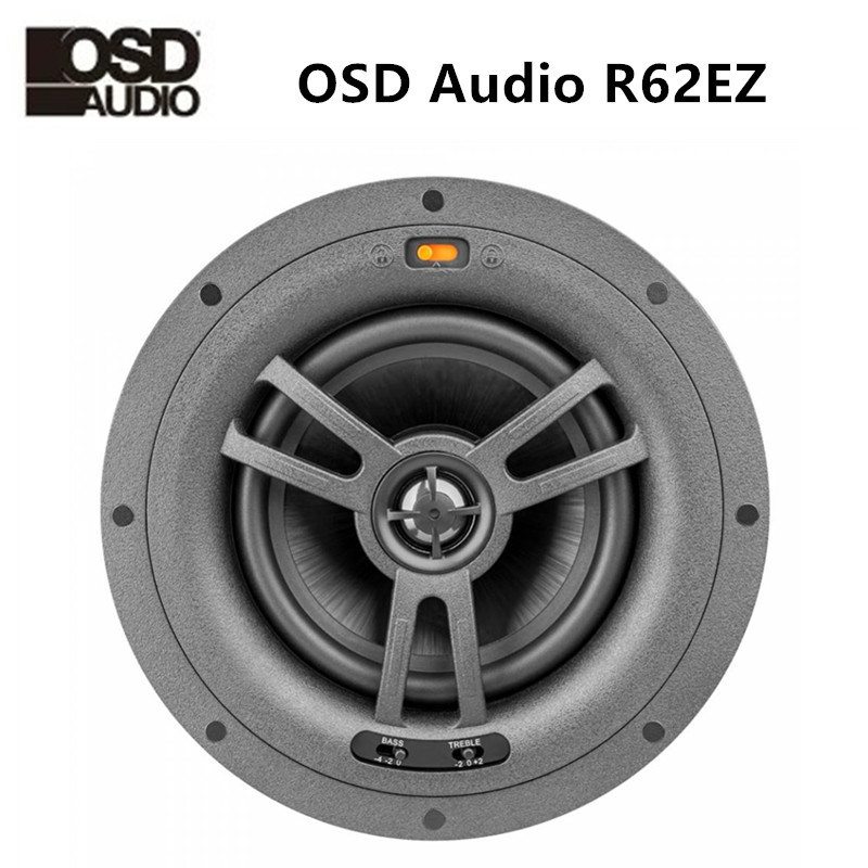 OSD Audio BLACK系列 R62EZ 天花扬声器家用智能音响家庭影院吸顶