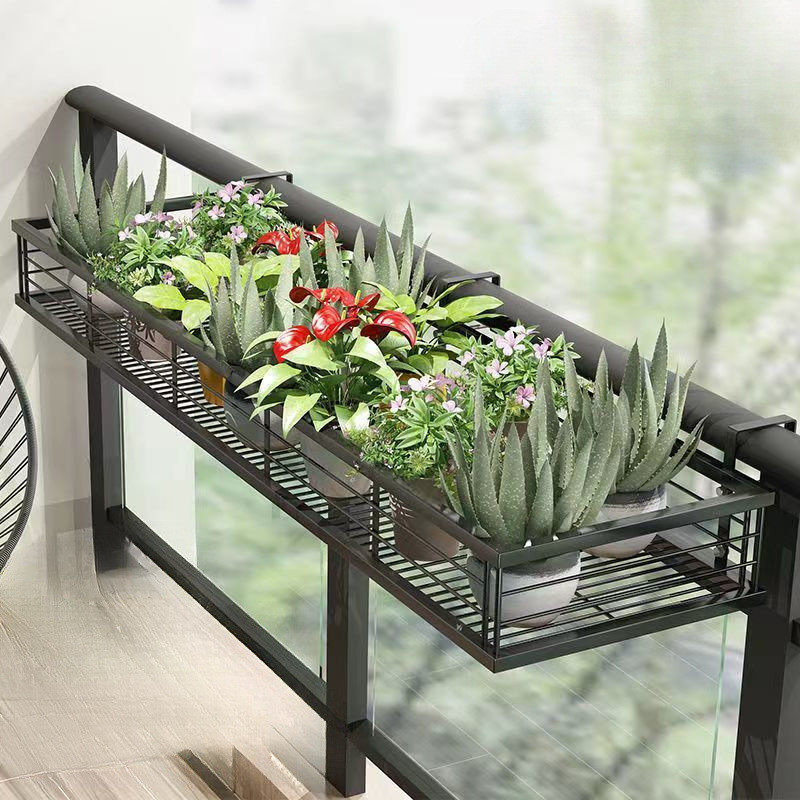 阳台花架悬挂式铁艺护栏花盆挂架多肉栏杆花架子室内窗台置瑞之银,住宅家具,花架/花几,淘宝优惠券,粉丝福利购,淘宝优惠卷