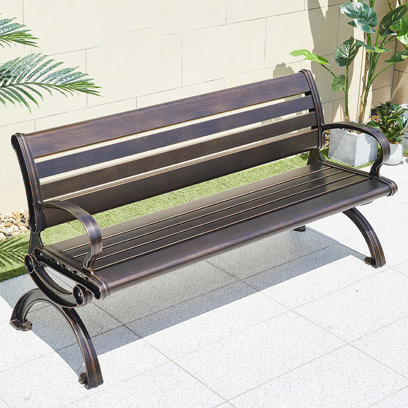 公园长椅户外铁艺铸铝椅子塑木公共座椅园林庭院凳休闲铸铝长条椅,商业/办公家具,排椅系列,淘宝优惠券,粉丝福利购,淘宝优惠卷
