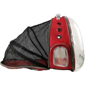 新款 猫包透明外出便携狗包太空舱宠物包扩展出门透气双肩包可收缩