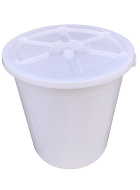 加厚300l大白桶家用储水桶红色大圆桶连盖发酵桶东莞水桶