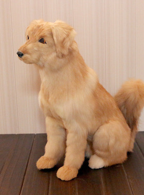 m3no批发家居摆件牧羊犬雪纳瑞狼狗动物模型展厅装饰品狗软装