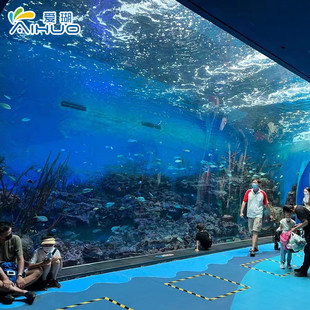 设计亚克力鱼缸定制大型有机玻璃圆形鱼缸鱼缸亚克力观赏厂家