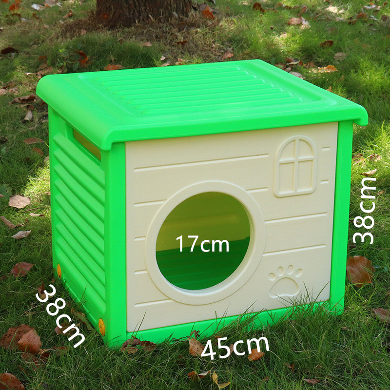 流浪猫窝户外四季通用冬季保暖猫屋别墅房子防雨狗窝猫咪室外批发