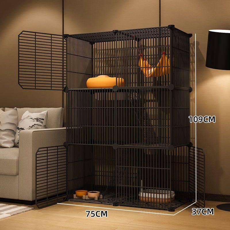 猫笼超大大号家用舍屋别墅二层拼装三层小型大型大自由空间批发