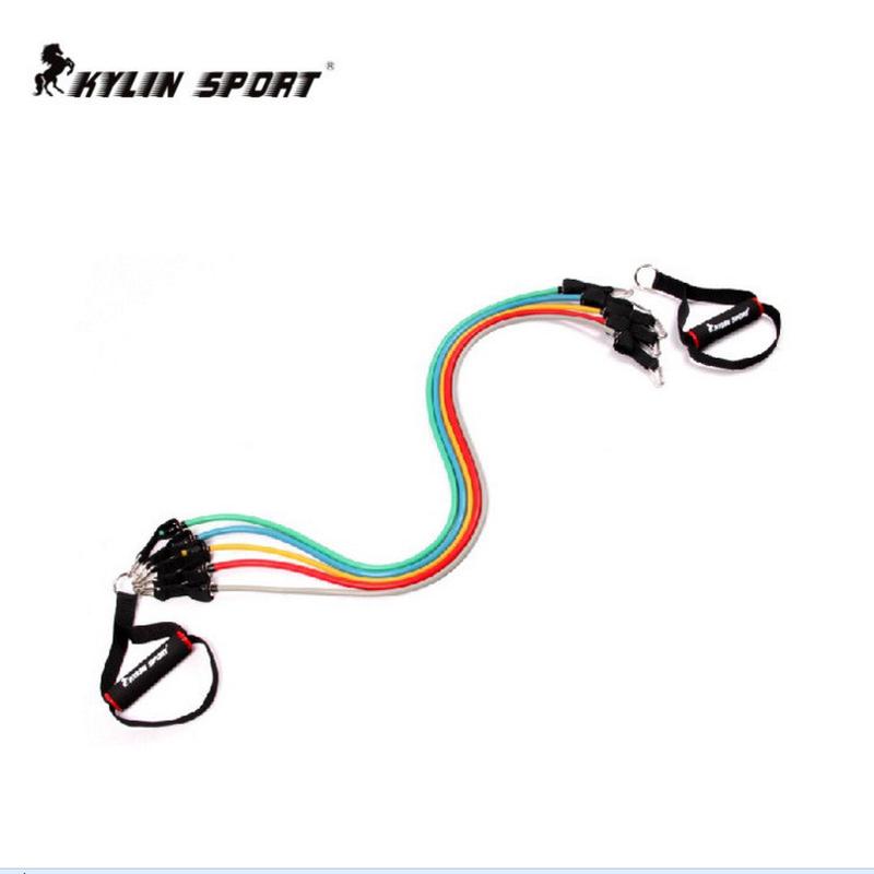 健身拉力绳加厚弹力绳力量训练套装拉力器皮筋绳拉力带