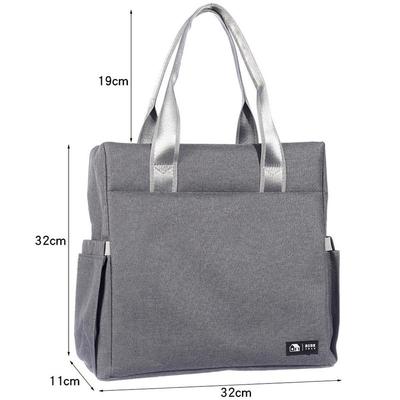 帆布学生文件袋拉链式a4文件包防水大容量商务女公文包男手提新款