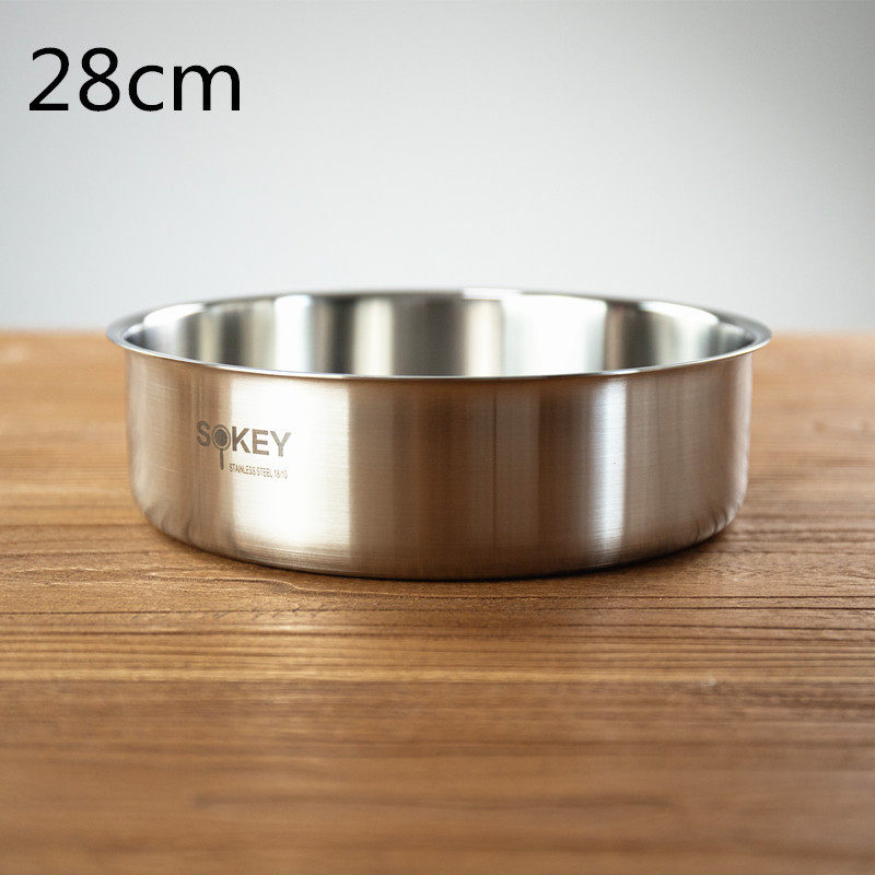 alj6出口比利时18-10不锈钢大圆盘托盘蒸水果盘鱼盘年糕碟子20-2,餐饮具,餐用托盘,淘宝优惠券,粉丝福利购,淘宝优惠卷