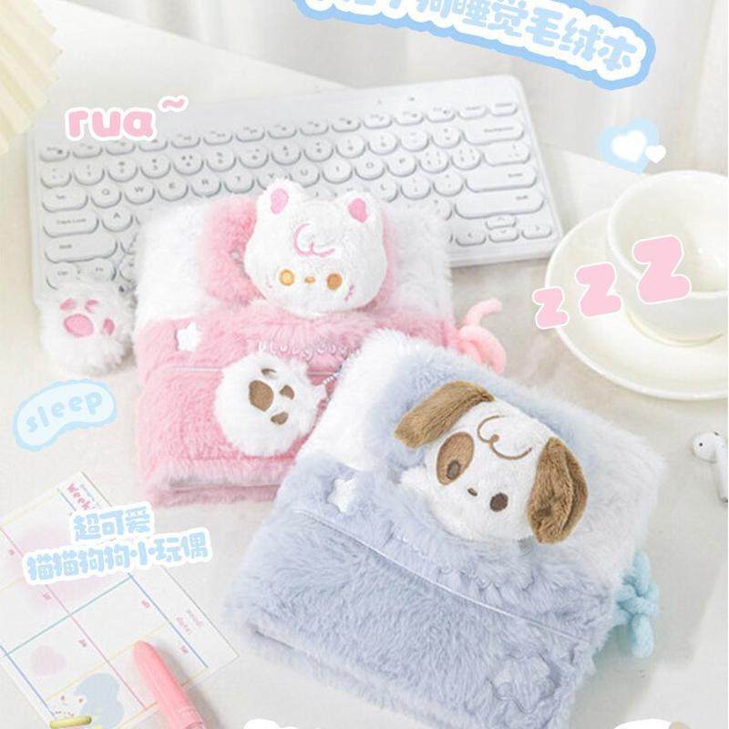 本小姐柔设毛绒本活页手账本笔记本本子手帐日记本高颜值女孩学生,机械设备,其他机械设备,淘宝优惠券,粉丝福利购,淘宝优惠卷