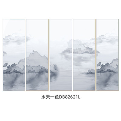 连纹背景墙800*2600瓷砖图湖光山色岩板背景墙支持来通体大理石