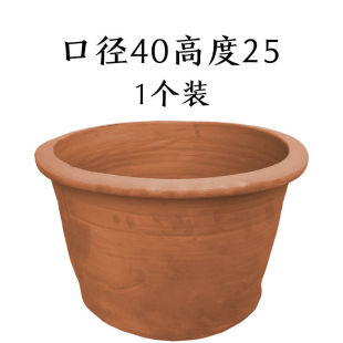 老式泥瓦盆花盆多肉睡莲花卉老式园林瓦罐风特大透气果树种植